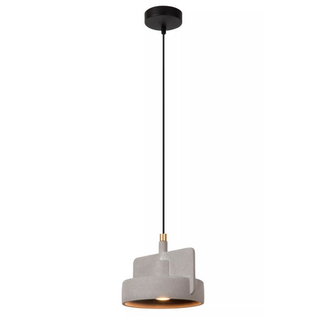 Lucide hanglamp Ninja, grijs