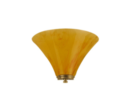 Old timerlight wandkelk, licht marmer glas