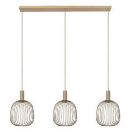 Lucide ESTEREL - Hanglamp - 3xGU10 (MR11) - Taupe