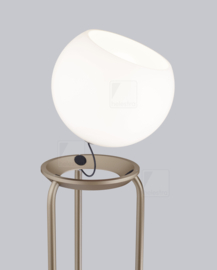 Helestra vloerlamp Bono led, caffee