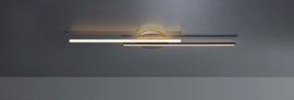 Bopp leuchten plafondlamp Dual led, 2-lichts antraciet