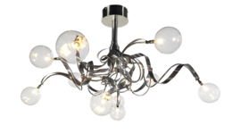 Light trend plafondlamp P95050-10, 10-lichts mat nikkel