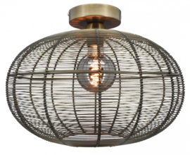 Toplicht plafondlamp Alto medium brons, 40 cm