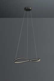Escale hanglamp Infinity led, antraciet 105 cm