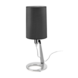 Pujol Lighting tafellamp Eve mat nikkel met kap