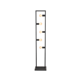 Label 51 vloerlamp Quadrato, zwart