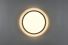 Plafondlamp Atria led, zwart incl. afstandsbediening 47 cm