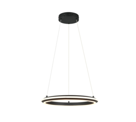 Trio lighting hanglamp Amador led, mat zwart