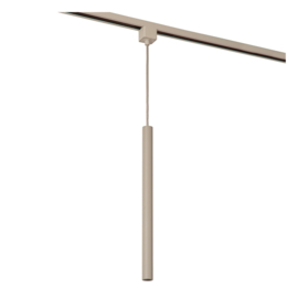 Lucide TRACK KEONI Hanglamp - 1-fase Railsysteem / Railverlichting -taupe