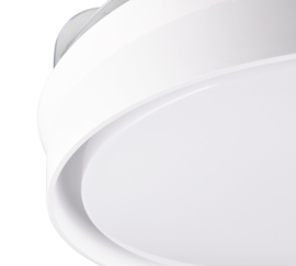 Trio lighting plafond ventilator Kerava led, wit incl. remote