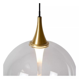 Lucide hanglamp Gisela led, transparant glas