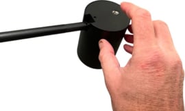 Freelight vloerlamp Picchio led, 1-delig zwart