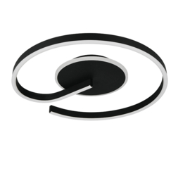 Trio lighting plafondlamp Calle led, zwart