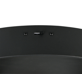 Trio-lighting plafondlamp Orbit led, mat zwart