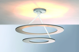 Bopp Leuchten plafondlamp Stella led, 2-lichts aluminium epoxy