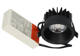 Plafondspot  inbouw BR6528 led, zwart IP54