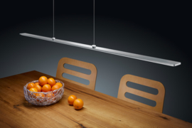 Helestra  hanglamp Lexx led, 109 cm nikkel met casambi