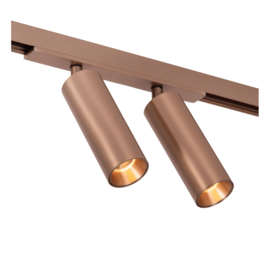 Lucide LINIAL BIXX Railspot - 1-fase Railsysteem / Smart Railverlichting - Smart - 48V Track - 2xLED - Champagne
