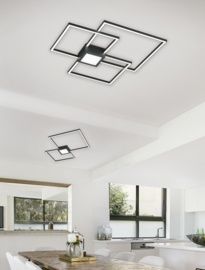 Trio lighting plafondlamp Hydra led, antraciet