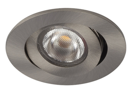 Plafondspot  inbouw BR0042B led, mat nikkel incl. driver IP44