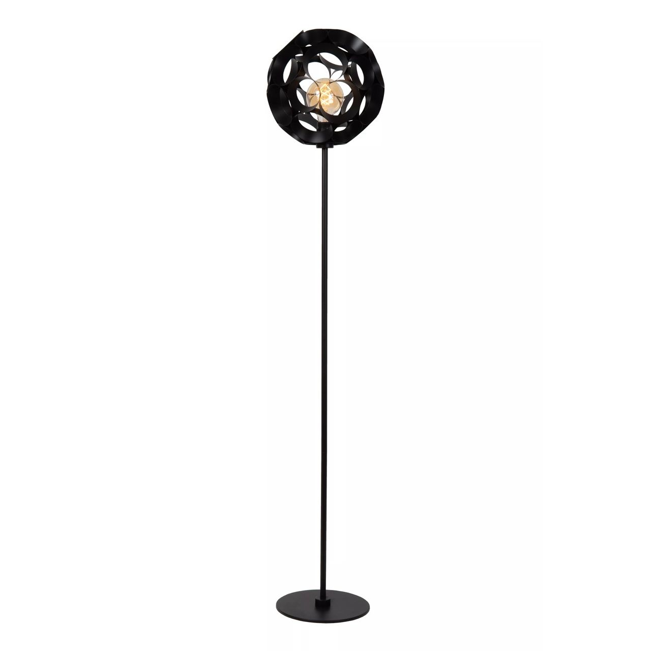 Lucide vloerlamp Hannelore, zwart