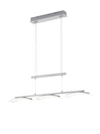Trio lighting hanglamp Ikaria led, mat nikkel