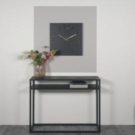 Spinder design TIME Ø 60 Klok, zwart