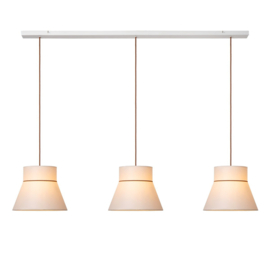 Lucide SCARLET Hanglamp - 3xE27 - Beige