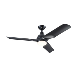 Elstead lighting Aviator plafondventilator led mat zwart incl. afstandsbediening