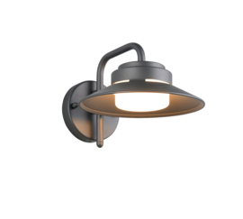 Trio lighting wandlamp Atrato led, antraciet kleur IP44