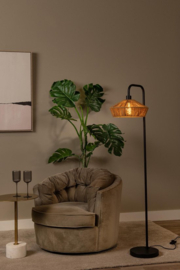 Lucide vloerlamp Siemon, zwart