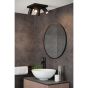Lucide plafondspot Taylor led, 4-lichts zwart IP44