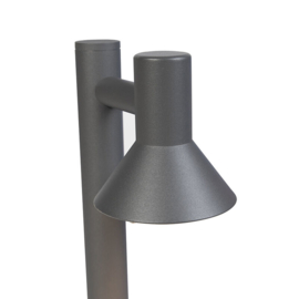 Qazqa buitenlamp Humilus led donker grijs  65 cm