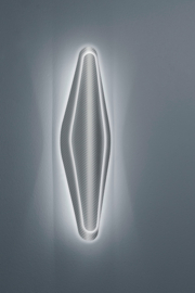 Helestra wandlamp Ply led, carbon silber