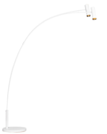 By Rydéns vloerlamp Puls, 2-lichts wit
