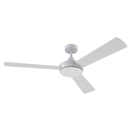 Elstead lighting plafond ventilator Pilote, mat wit