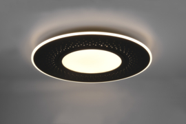 Trio lighting plafondlamp Verus led, zwart 70 cm incl. afstandsbediening