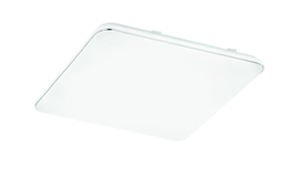 Fischer & Honsel plafondlamp Aldo led, vierkant wit