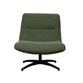 Label 51 fauteuil Calix, forest royal boucle