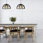 Lucide hanglamp Dikra,  2-lichts zwart