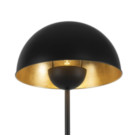 Vloerlamp Magnax , zwart - goud 160 cm