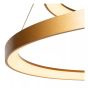 Lucide hanglamp Vidal led, mat goud-messing 78 cm