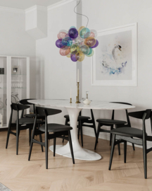 By Rydéns hanglamp Gross, chroom 37-lichts multi color