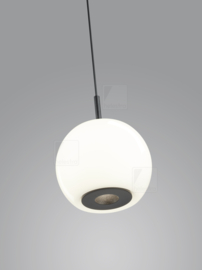 Helestra  hanglamp Bono led 5-lichts rond, mat zwart