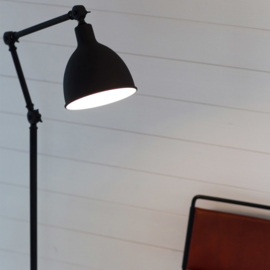 By Rydéns vloerlamp Bazar, mat zwart incl. licht bron