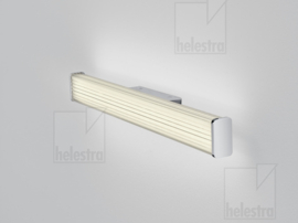 Helestra wandlamp Isou led, chroom/staal met acryl glas 60 cm
