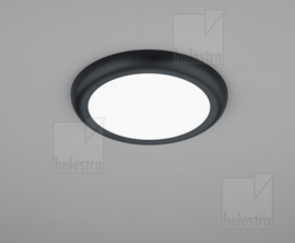 Plafondlamp Tamo led, zwart 23 cm IP54