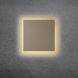 Escale plafondlamp Blade Q  open led, taupe 44 cm
