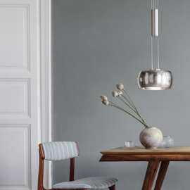 Fischer&honsel hanglamp Colette led, mat nikkel