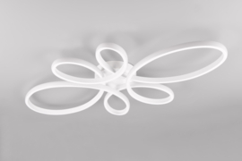 Trio lighting plafondlamp Fly led, wit incl. switch dimmer 83 cm